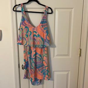 Short multicolored dress